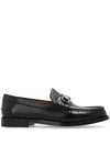 Men's GG Horsebit Leather Loafers Black - GUCCI - BALAAN 2