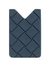 Intrecciato Silicone Card Wallet Deep Blue - BOTTEGA VENETA - BALAAN 1