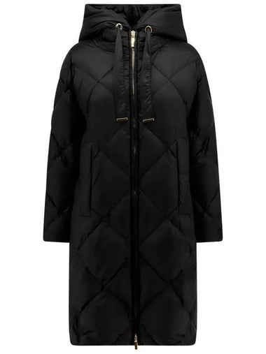 TREFE Quilted Hooded Padded Jacket Black 2429496075 078 - MAX MARA - BALAAN 1