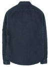 Lens Two Pocket Shirt Zip Up Jacket Navy - CP COMPANY - BALAAN 3