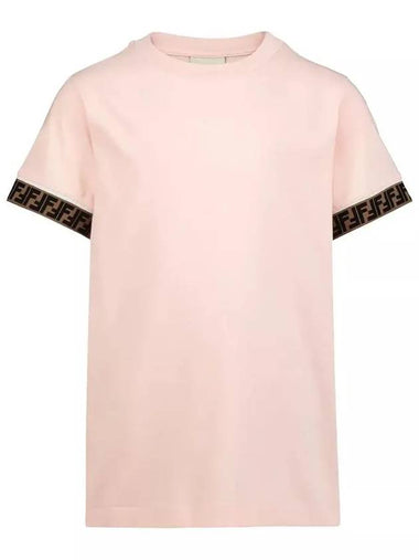 Kids Women FF Logo T Shirt JUI018 7AJ F16WG - FENDI - BALAAN 1