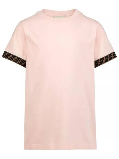 Kids Women FF Logo T Shirt JUI018 7AJ F16WG - FENDI - BALAAN 2