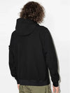 Soft Shell Brushed Lining Zip Up Hoodie Black - STONE ISLAND - BALAAN 4