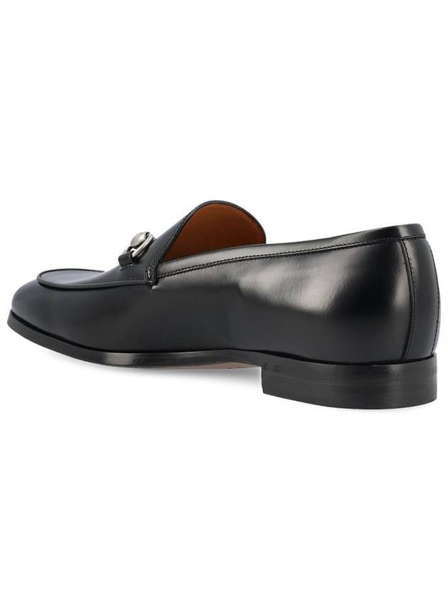 Men's Horsebit Leather Loafer Black - GUCCI - BALAAN 4