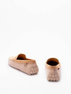 Gommino Suede Driving Shoes Beige - TOD'S - BALAAN 4