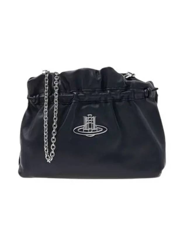 Eva Nappa Leather Bucket Bag Black - VIVIENNE WESTWOOD - BALAAN 2