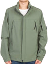 Shell R Lens Zip-Up Jacket Green - CP COMPANY - BALAAN 3