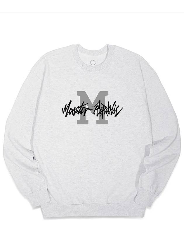 Into Movement Sweatshirt Melange Grey - MONSTER REPUBLIC - BALAAN 2