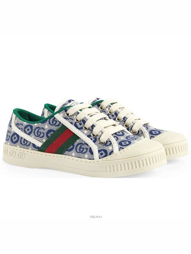 Kids Tennis 1977 Trainer Sneaker Blue - GUCCI - BALAAN 4