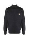 Fox head embroidery turtleneck knit HM00508KT1036 ANM - MAISON KITSUNE - BALAAN 2