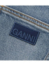 straight denim pants - GANNI - BALAAN 5