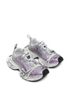 3XL Low-Top Sneakers Purple Grey - BALENCIAGA - BALAAN 3