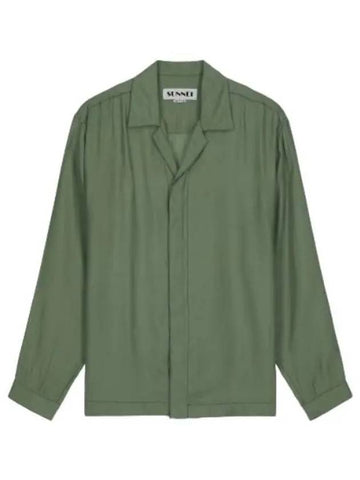 satin shirt green - SUNNEI - BALAAN 1