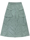 Front open cargo A line skirt light khaki - OFFGRID - BALAAN 5