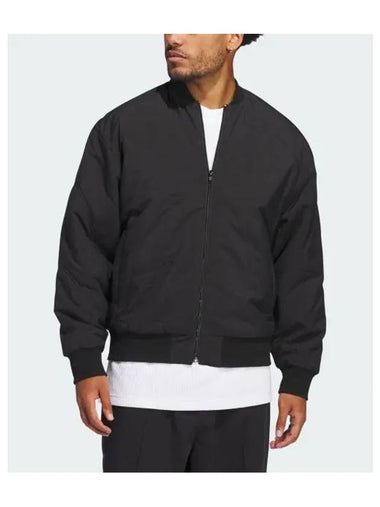 Copa Quilted Zip-Up Jacket Black - ADIDAS - BALAAN 1