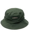 Le Bob Gajo Bucket Hat Dark Green - JACQUEMUS - BALAAN 3