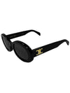 Eyewear Triomphe Acetate Sunglasses Black - CELINE - BALAAN 5