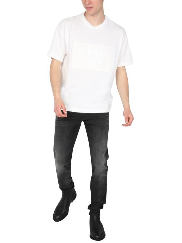 short sleeve t-shirt white - DIESEL - BALAAN 3