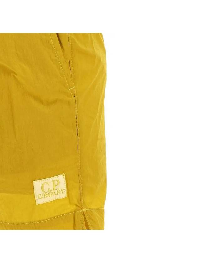 Men's Chrome Logo Patch Swim Shorts Yellow - CP COMPANY - BALAAN 5