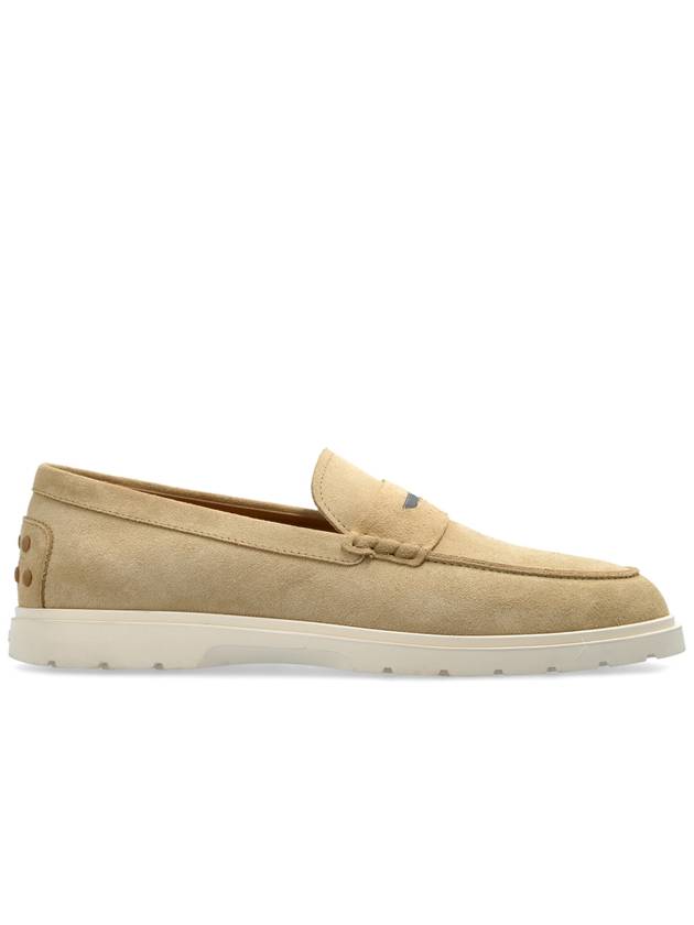 Tod’s Suede Shoes Type Loafers, Men's, Beige - TOD'S - BALAAN 1