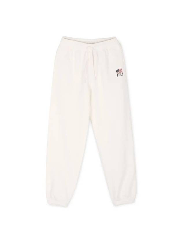 Women's Logo Track Pants White - POLO RALPH LAUREN - BALAAN 4