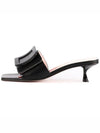 Covered Buckle Mules In Patent Leather Black - ROGER VIVIER - BALAAN 4