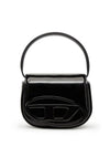 1DR Compact Mirrored Leather Shoulder Bag Black - DIESEL - BALAAN 1