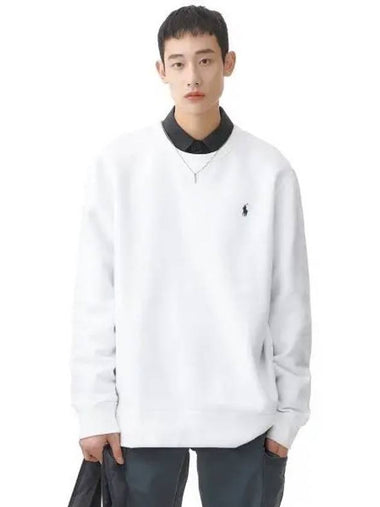 Fleece crewneck sweatshirt white - POLO RALPH LAUREN - BALAAN 1