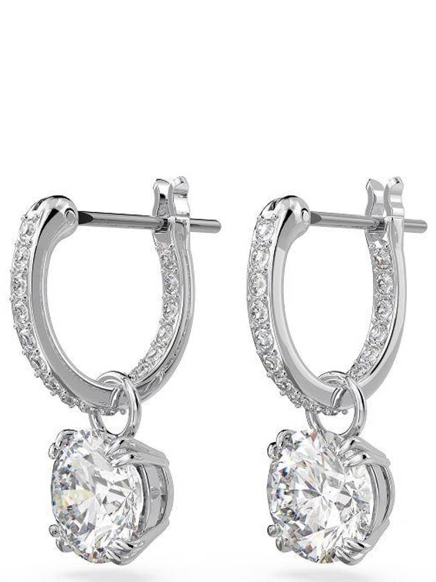 Constella Crystal Drop Earrings White Silver - SWAROVSKI - BALAAN 2