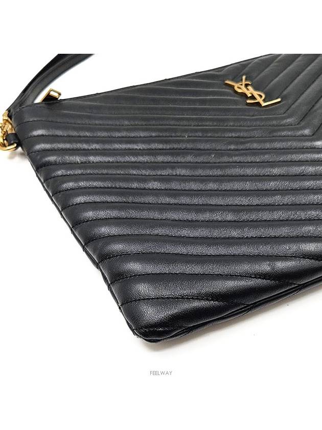 Monogram Matrace Clutch Large - SAINT LAURENT - BALAAN 5