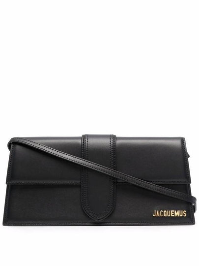 Le Bambino Long Flap Shoulder Bag Black - JACQUEMUS - BALAAN 2