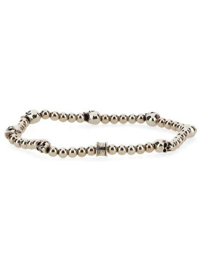 Skull Beads Bracelet Silver - ALEXANDER MCQUEEN - BALAAN 2