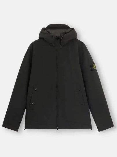 Compass Badge Hooded Jacket Black - STONE ISLAND - BALAAN 2