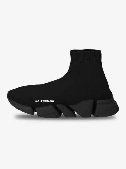 Speed ​​2.0 Runner High Top Sneakers Black - BALENCIAGA - BALAAN 2