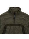 Men's Lens Wappen Zip-Up Jacket Green - CP COMPANY - BALAAN 4