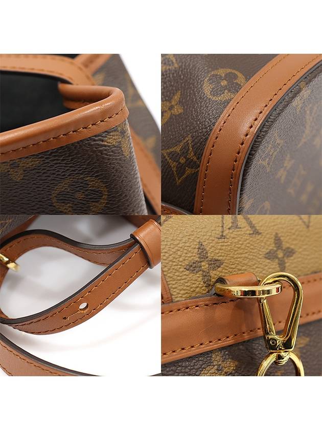 M45142 Monogram Reverse Canvas Dauphine PM Backpack - LOUIS VUITTON - BALAAN 6