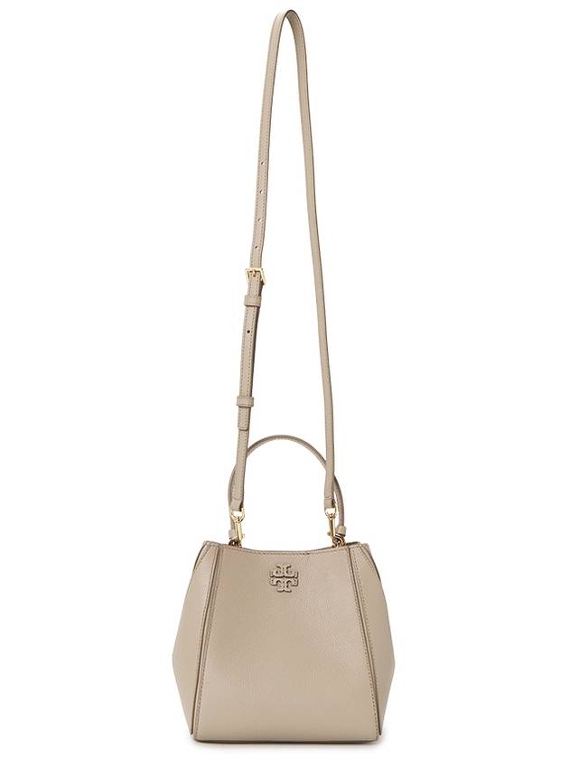 Mcgraw Logo Small Bucket Bag Fresh Clay - TORY BURCH - BALAAN 7