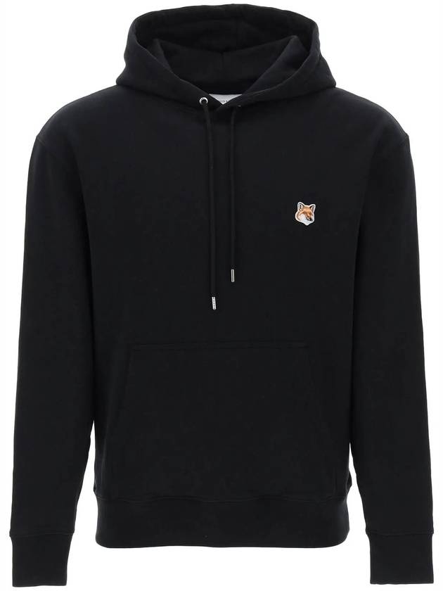 Fox Head Patch Regular Hoodie Black - MAISON KITSUNE - BALAAN 2