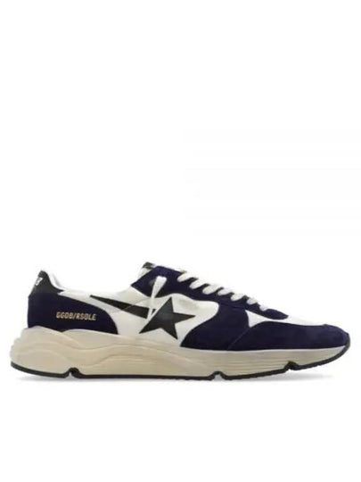 Running Sole Distressed Leather Suede Mesh Low-Top Sneakers - GOLDEN GOOSE - BALAAN 2