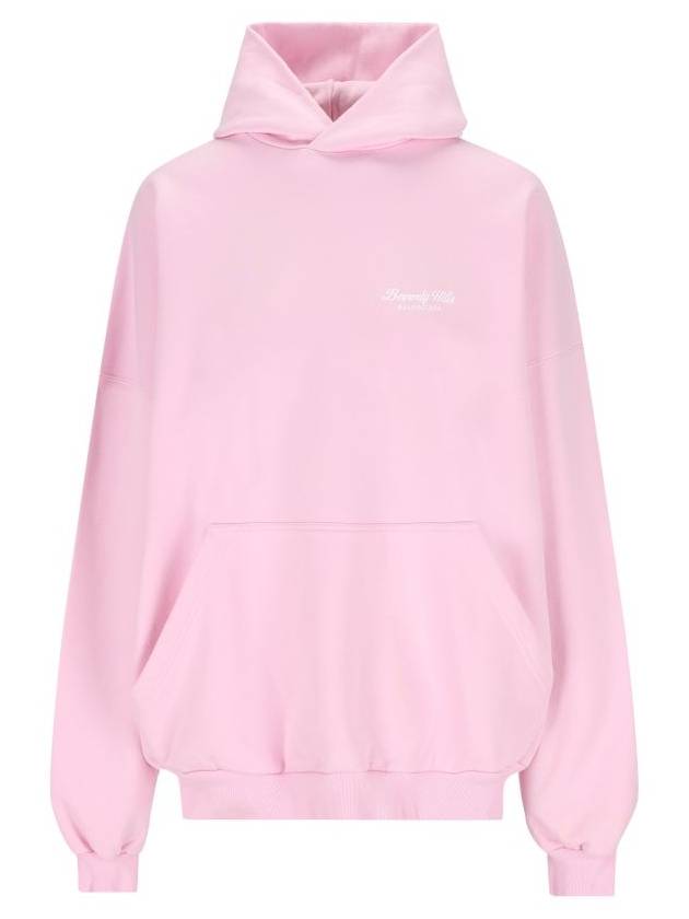 Beverly Hills Embroidered Hooded Top Pink - BALENCIAGA - BALAAN 2