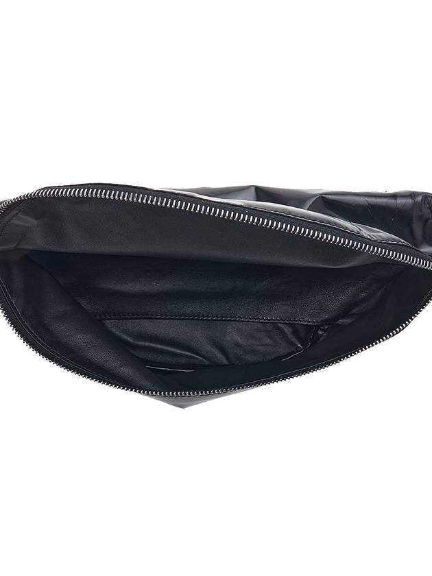 VLTN logo print leather belt bag black - VALENTINO - BALAAN.