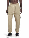 Compass Badge Panel Track Pants Beige - STONE ISLAND - BALAAN 2