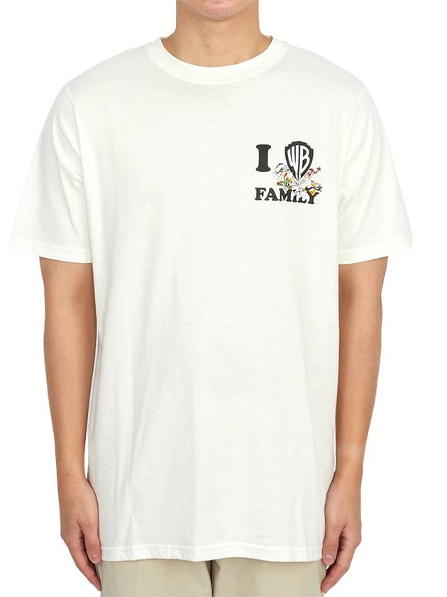 WB I Love Short Sleeve T-Shirt White - FAMILY FIRST - BALAAN 2