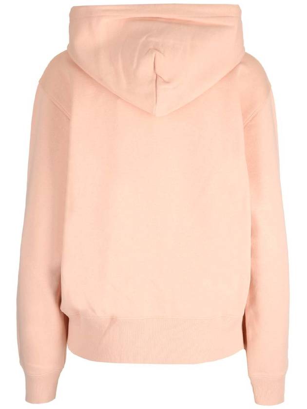 Face Logo Patch Cotton Hoodie Powder Pink - ACNE STUDIOS - BALAAN 4