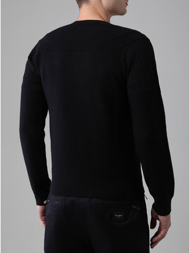 Frankie morello by emblem pattern mix sweater - DAMIR DOMA - BALAAN 4