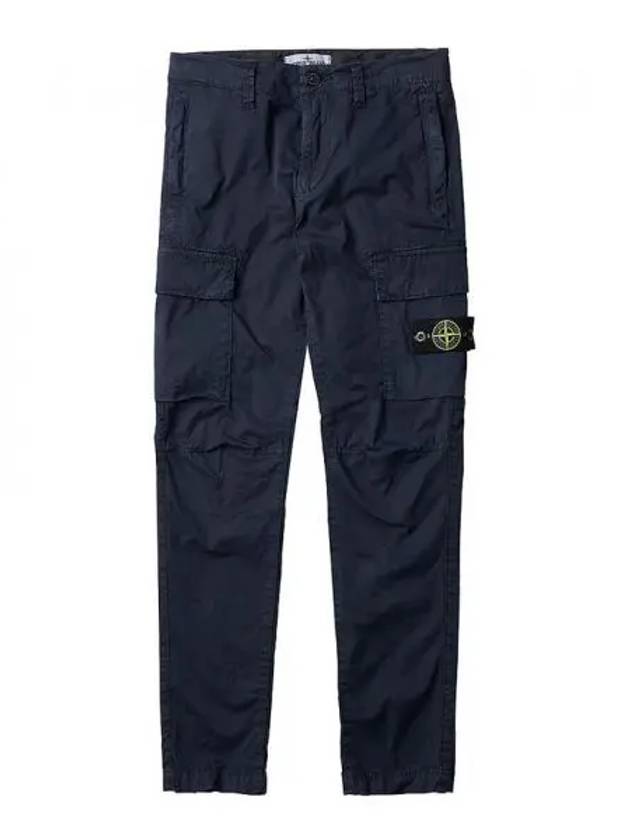 Kids Wappen Patch Cargo Straight Pants Navy - STONE ISLAND - BALAAN 2