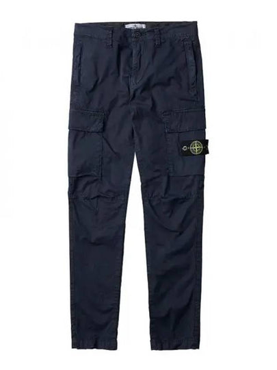 Kids Wappen Patch Cargo Straight Pants Navy - STONE ISLAND - BALAAN 2