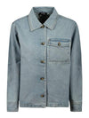 Women's Zenith Denim Jacket Light Blue - A.P.C. - BALAAN 2