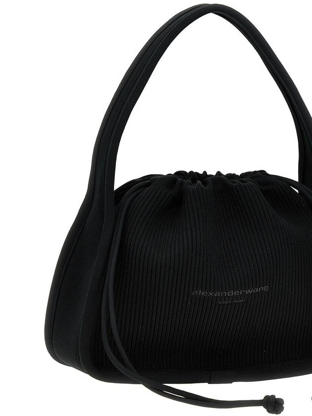 Ryan Small Knit Tote Bag Black - ALEXANDER WANG - BALAAN 4