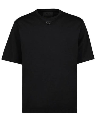 Cotton T-Shirt Black - PRADA - BALAAN 2